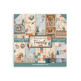 Set 10 papeles doble cara 20.3X20.3 Family