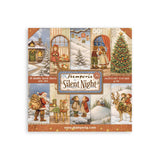 Bloc de Scrapbooking 10 hojas cm 20.3X20.3 (8X8) 2 caras - Silent Night