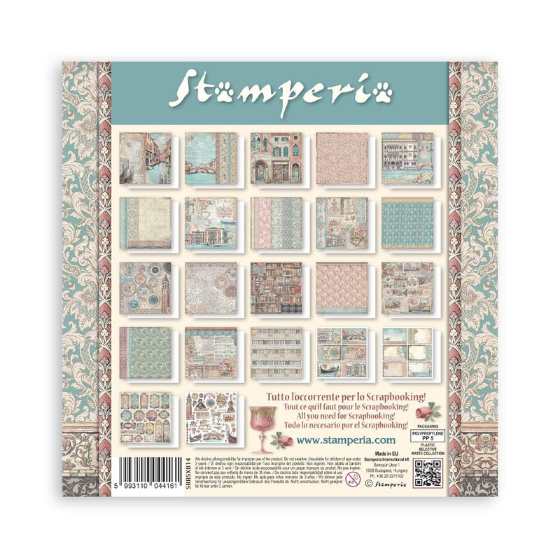 Bloc Scrapbooking 22 Hojas Venice City of Art Stamperia