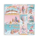 Bloc Scrapbooking 22 Hojas Candy Christmas Stamperia