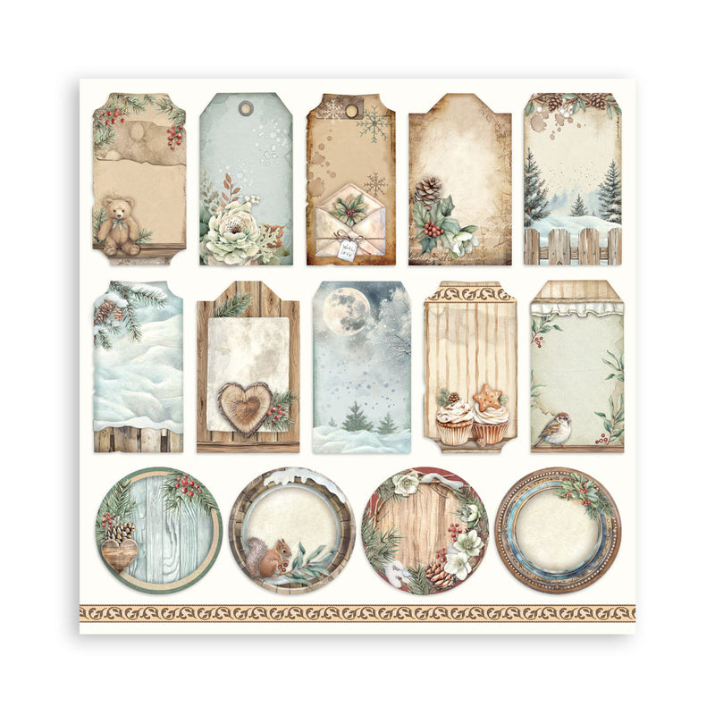 Bloc Scrapbooking 22 Hojas The Owl's House Stamperia