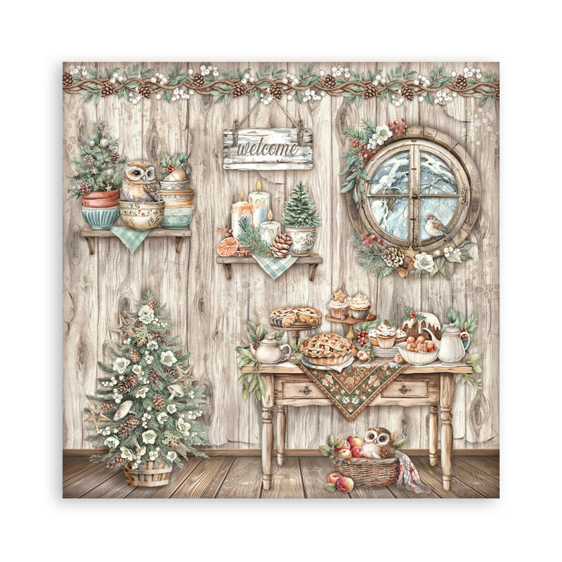 Bloc Scrapbooking 22 Hojas The Owl's House Stamperia