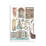 Washi Pad 8 Hojas A5 Venice City of Art Stamperia