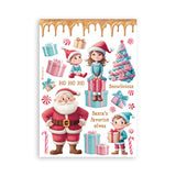Washi Pad 8 Hojas A5 Candy Chirstmas Stamperia