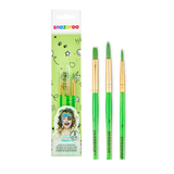 Set 3 Pinceles Maquillaje de la marca Snazaroo
