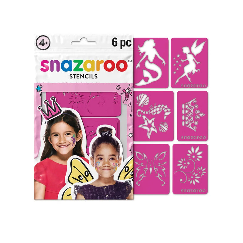 Set 6 Plantillas de Maquillaje Fantasía snazaroo