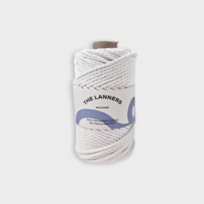Hilo macrame blanco 3 mm the lanners