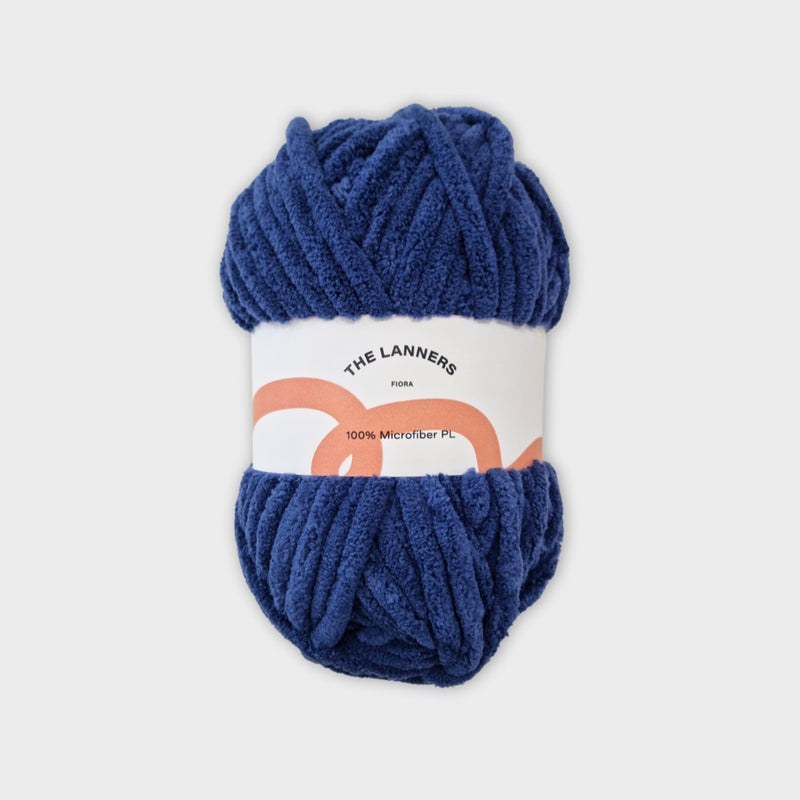 ovillo sintetico grueso fiora azul the lanners