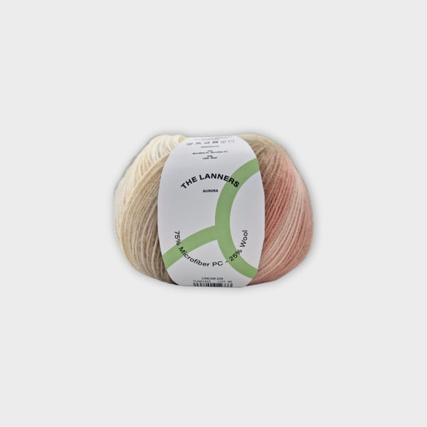 ovillo de lana aurora cream the lanners