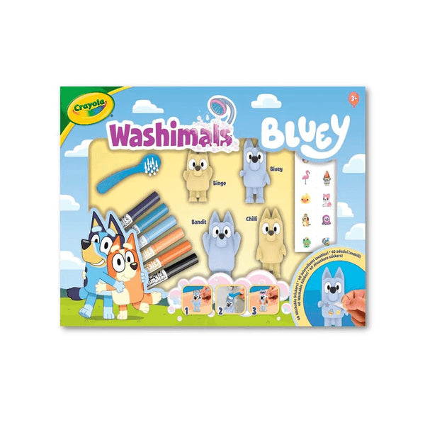 set creativo infantil washimals bluey
