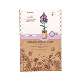 caja wooden bloom craft robotime lilac