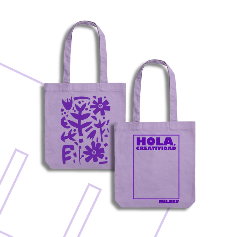 Tote Bag Primavera Morado Milbby