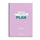 agenda 2026 lila pastel inspiracion miquelrius 
