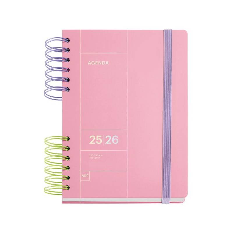 agenda 2026 rosa basic miquelrius