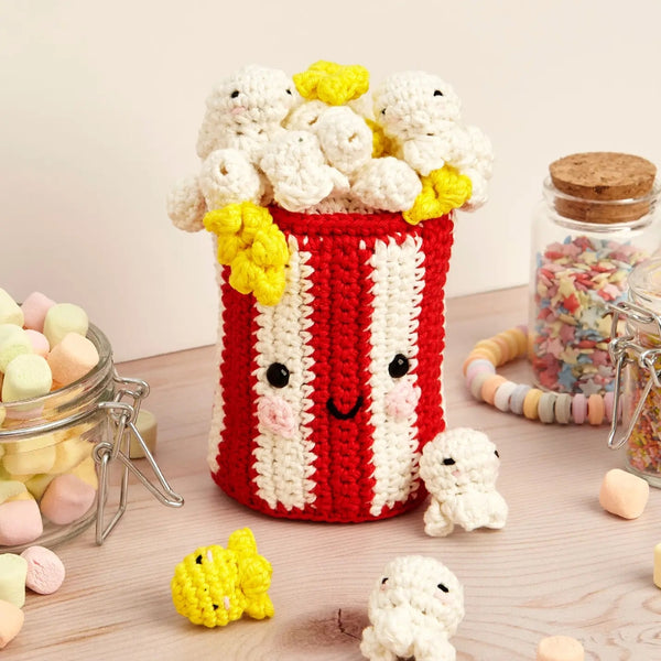 Kit Amigurumi Palomitas DMC con materiales incluidos