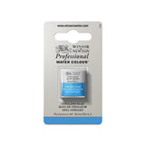 acuarela profesional winsor & newton media pastilla azul ceruleo