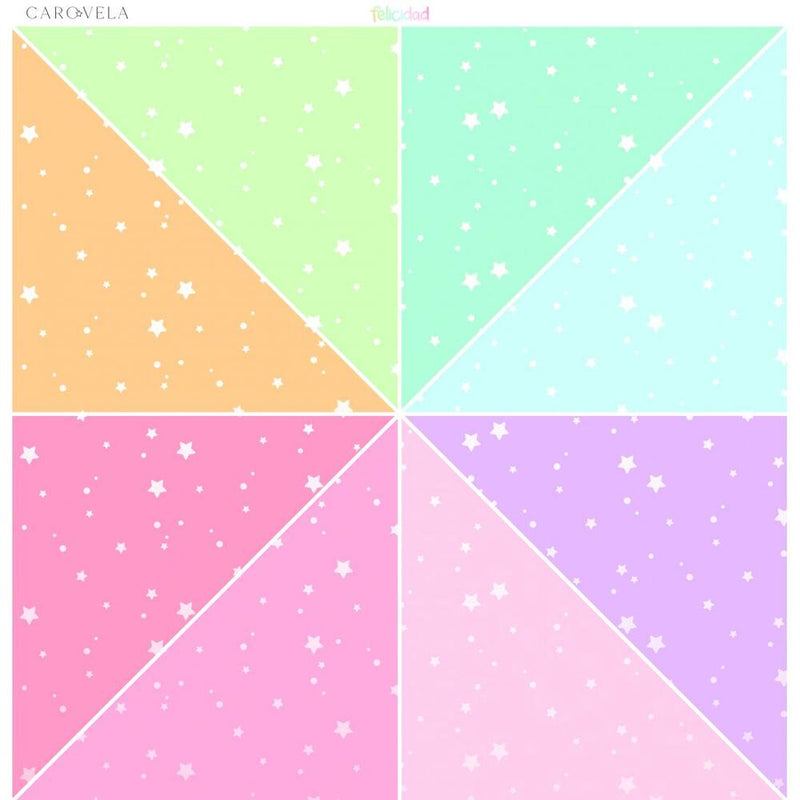 Bloco de Scrapbooking 18 Folhas Felicidade Básica Criar