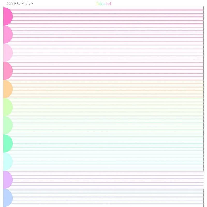 Bloco de Scrapbooking 18 Folhas Felicidade Básica Criar