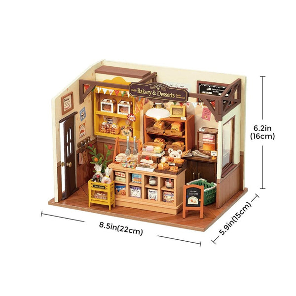 Kit de manualidades 3D Rolife Becka’s Baking House con 242 piezas