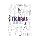 Cuaderno del dibujante Figuras con 50 modelos paso a paso