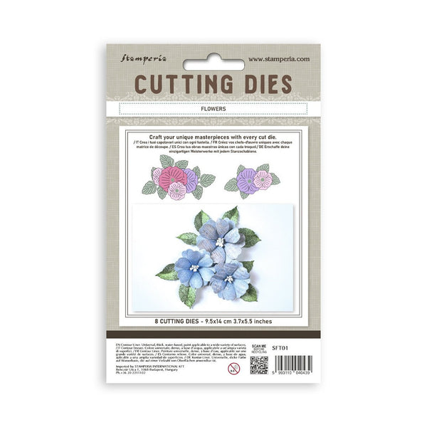 Troquel Cutting Dies A6 Flores Stamperia