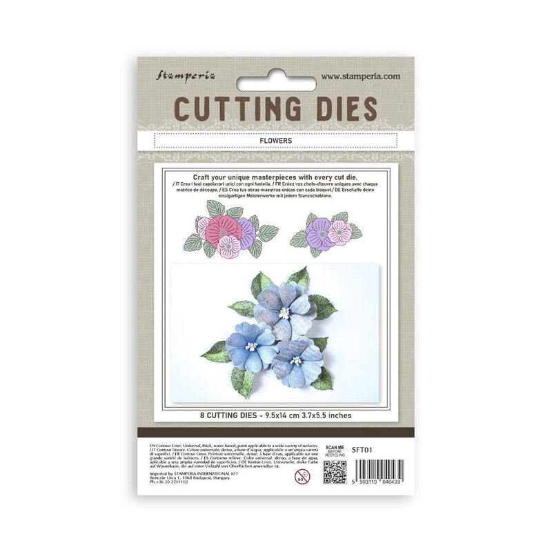 Troquel Cutting Dies A6 Flores Stamperia