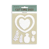 A6 Stamperia Molde de Corte Coração em Madeira