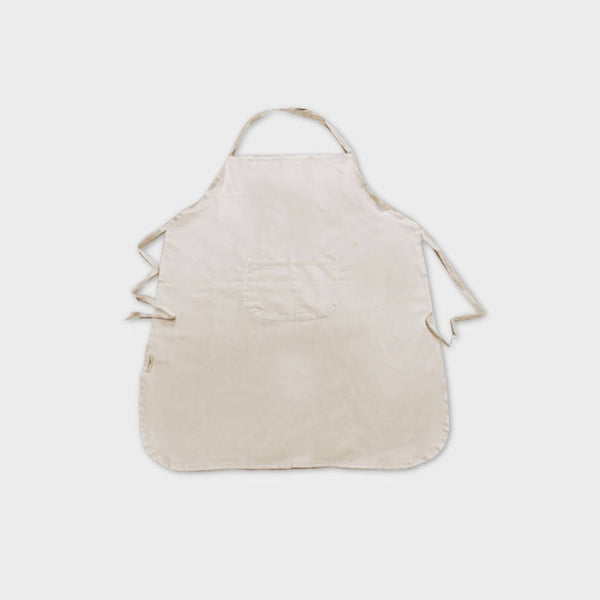 delantal blanco algodón personalizable layers of