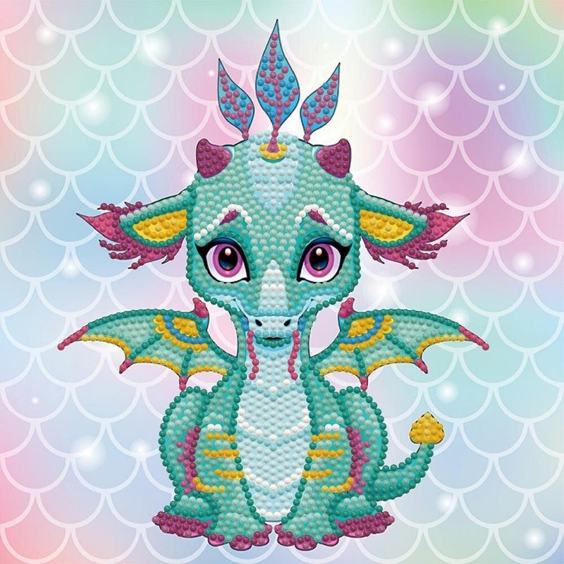 diamond painting para niños dragon