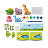 Set 5 Escayolas para Pintar Dinosaurios Layers Of