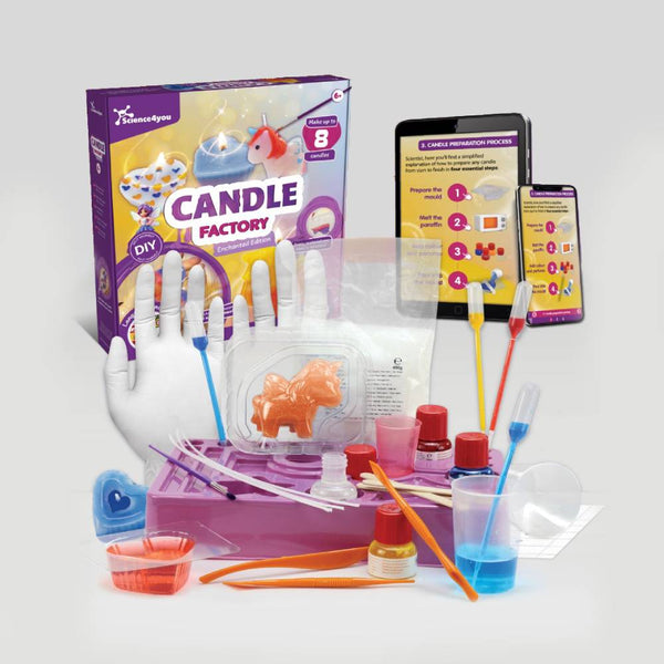 fabrica de velas science for you para niños y niñas +8