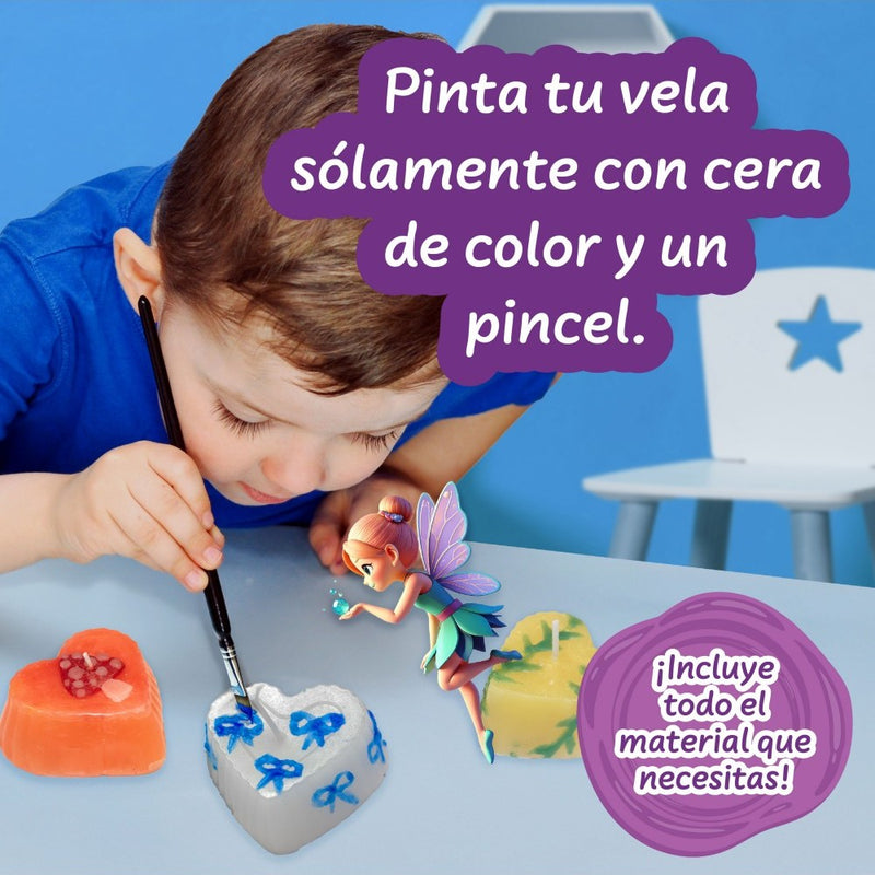 kit hacer velas para niñas science for you