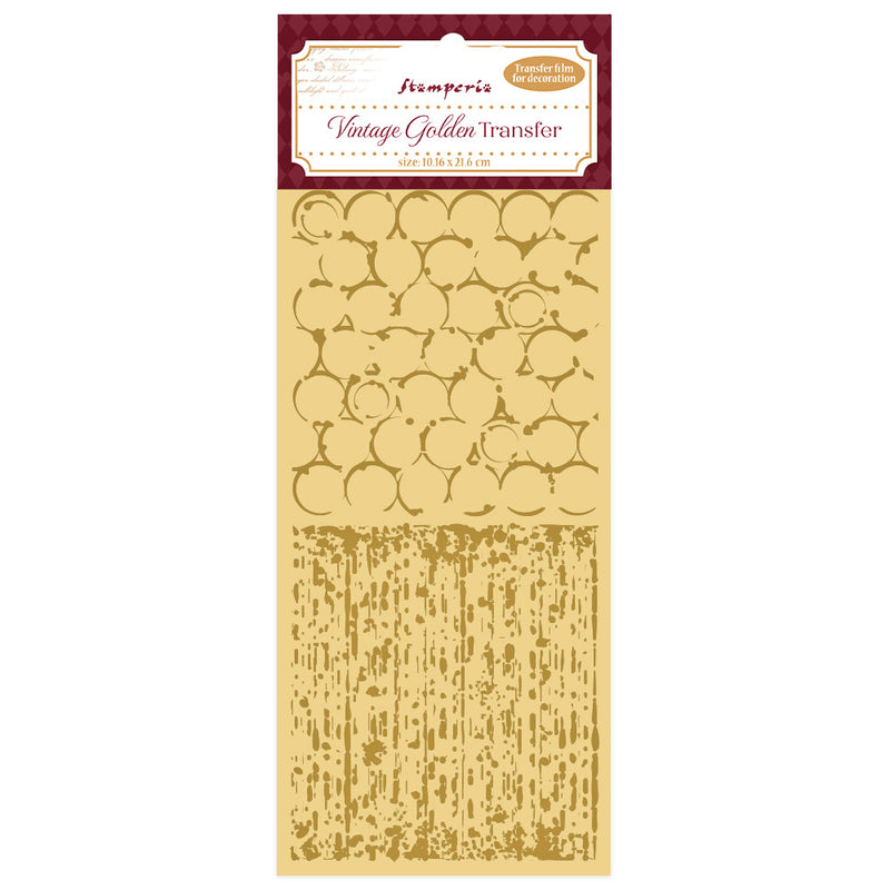 transfers golden vintage stamperia