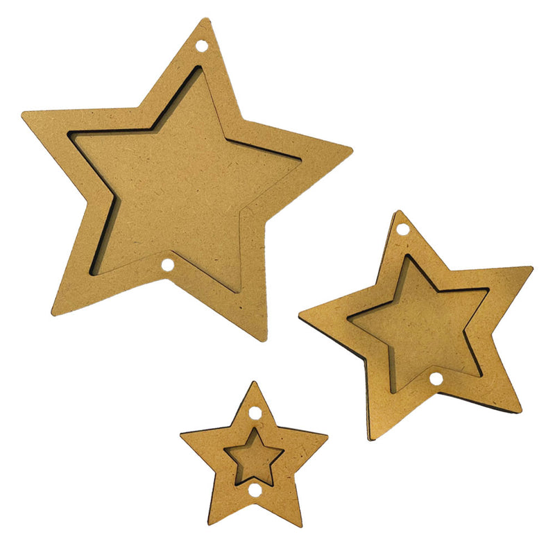 figuras en forma de estrella crafty shapes scrapbooking