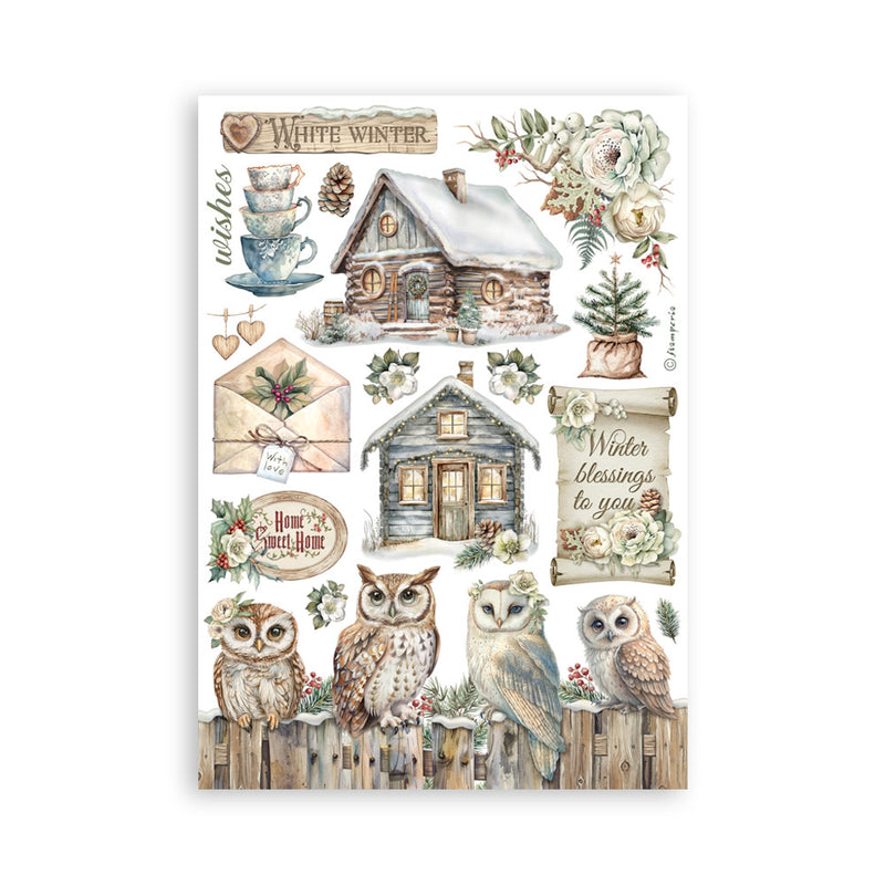 Washi Pad 8 Hojas A5 The Owl's House Stamperia