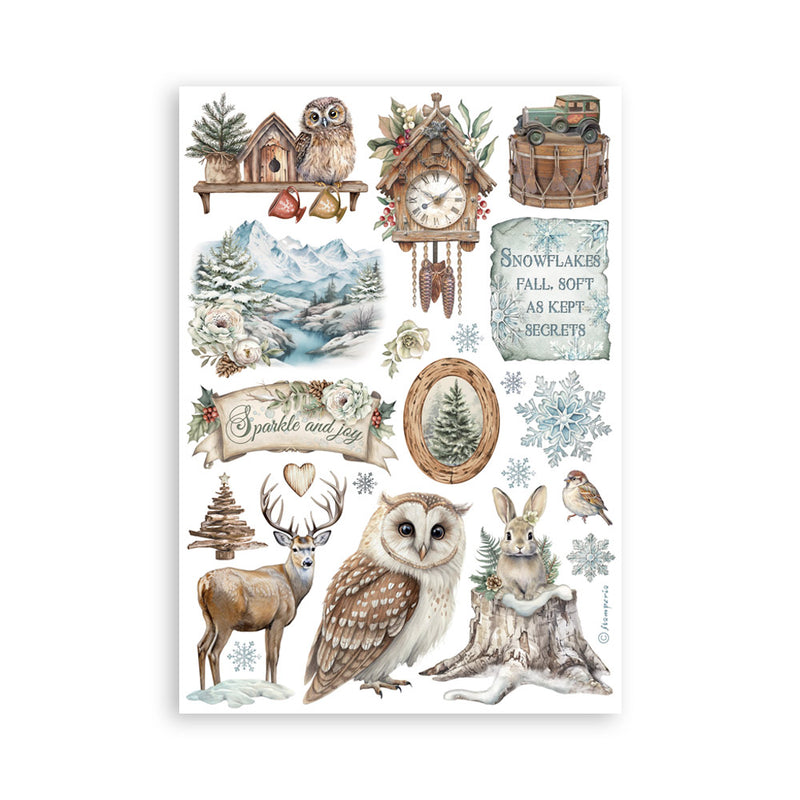 Washi Pad 8 Hojas A5 The Owl's House Stamperia