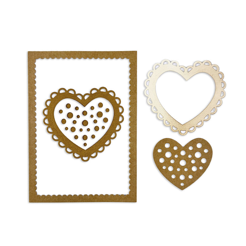 troqueles en forma de corazon cutting dies