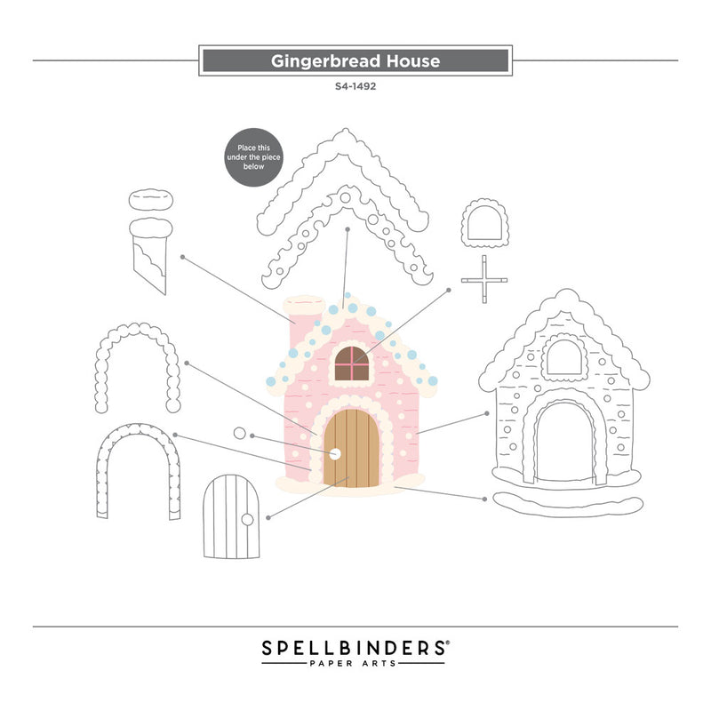 troqueles en forma de casa de genjibre stamperia scrap