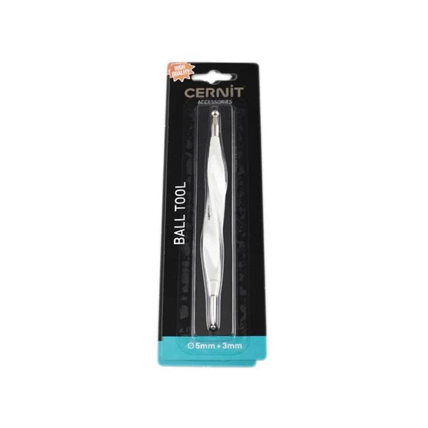 herramienta doble para modelar arcilla y pasta cernit 5 mm y 3 mm