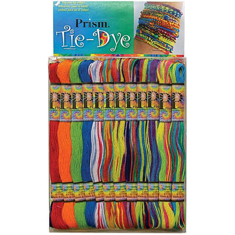 Hilo Prism Craft Colores Primarios Tie-Dye DMC