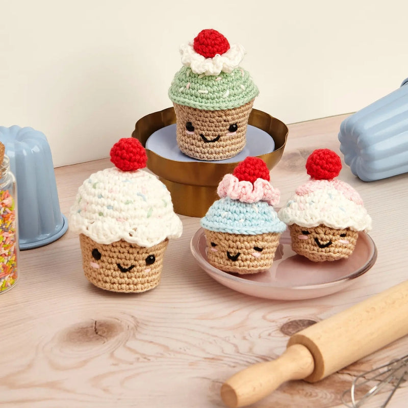 Kit Amigurumi Cupcakes DMC