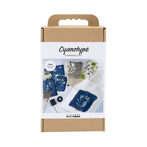 Kit de manualidades de cianotipia casera para textil Creativ