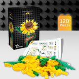 kit de construcción flower creations sunflower