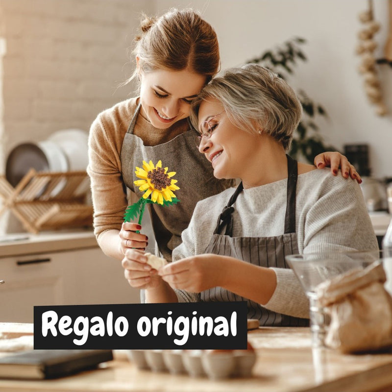 bloques de construccion flower creations girasol