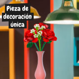 bloques de construcción manualidad rosas science for you