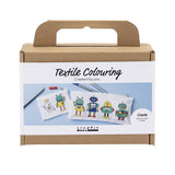 Kit de manualidades para pintar robots sobre tela Creativ
