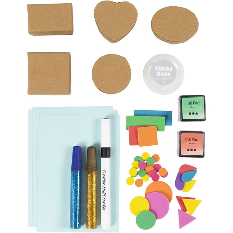 Manualidades para niños con el kit de sellos Creativ