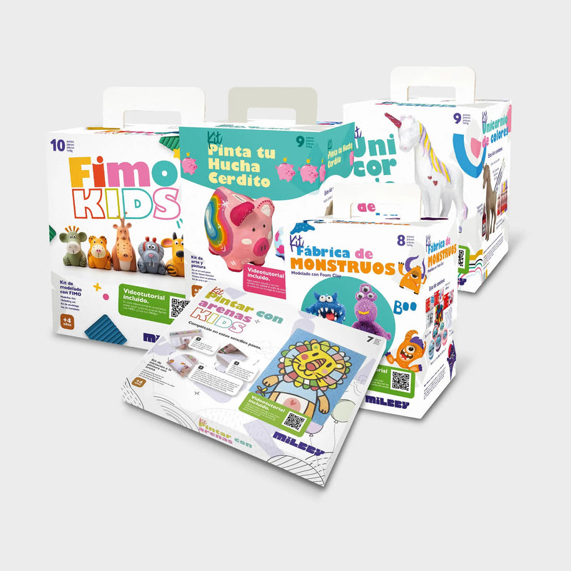 Kits de iniciación para niños en Milbby: actividades creativas para disfrutar en familia