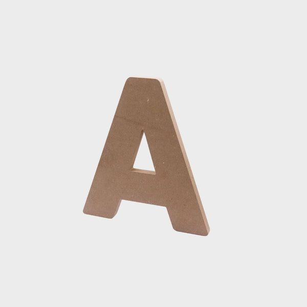 Letras de madeira 19 cm camadas de