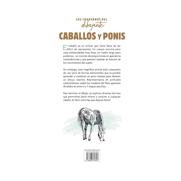 Libro para aprender a dibujar caballos con proporciones realistas